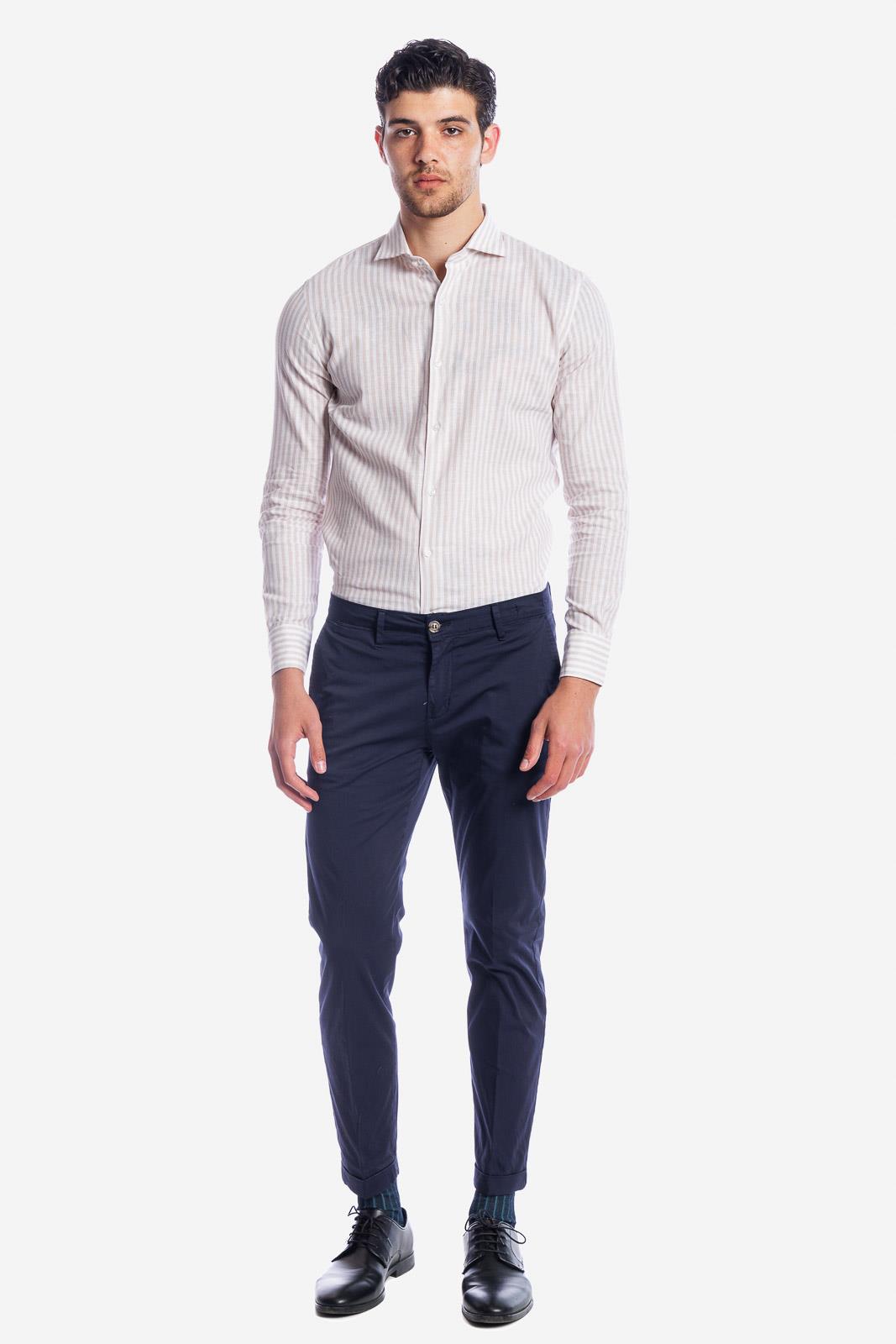 CAMICIA 100% LINO RIGA LARGA