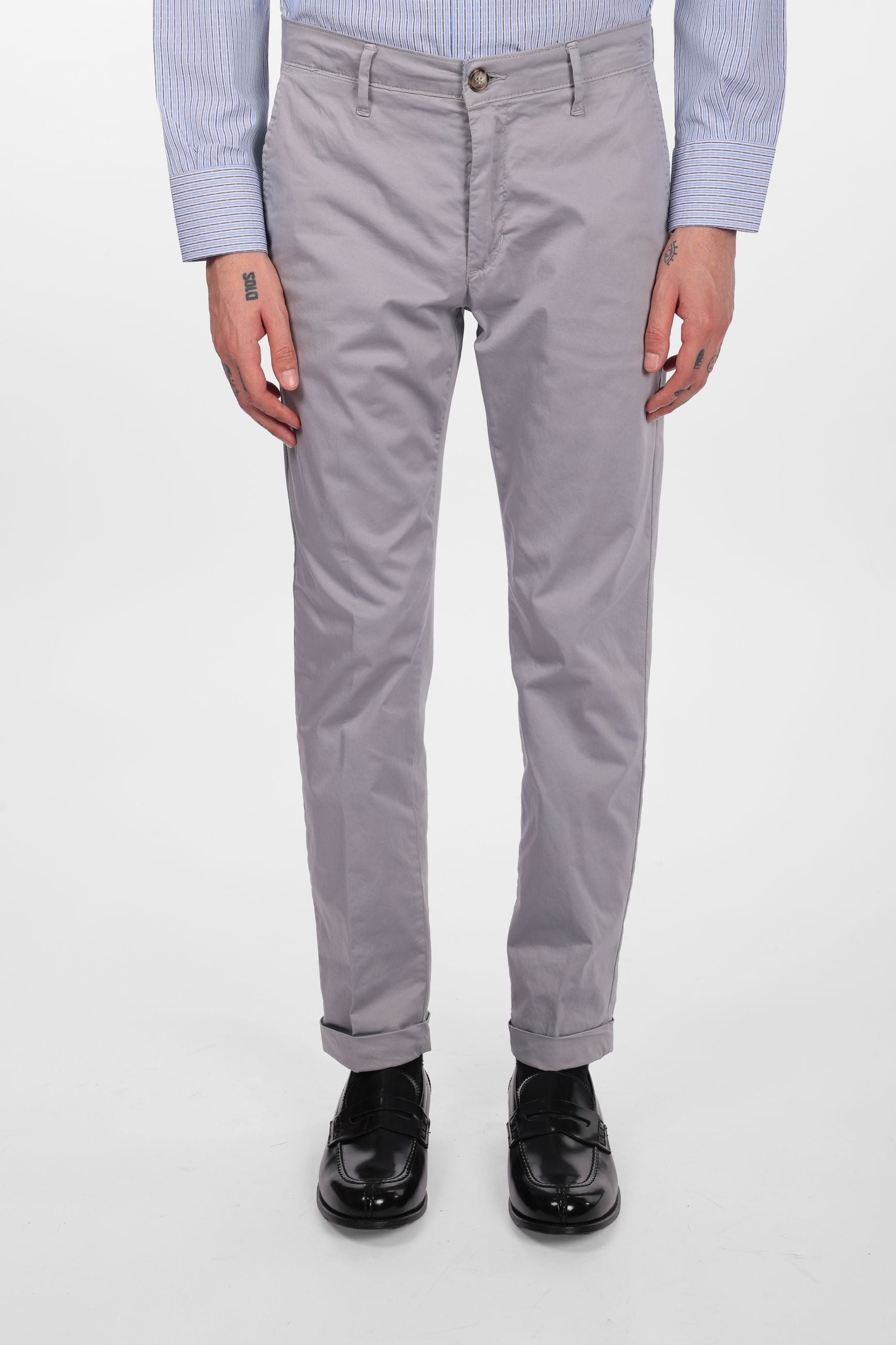 PANTALONE IN RASO DI COTONE