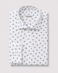 Camicia Fantasia Stelle Marine Uomo in Mussola di Cotone Ultra Leggera