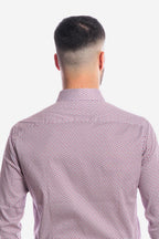 Camicia facile stiro a fantasia fiore4