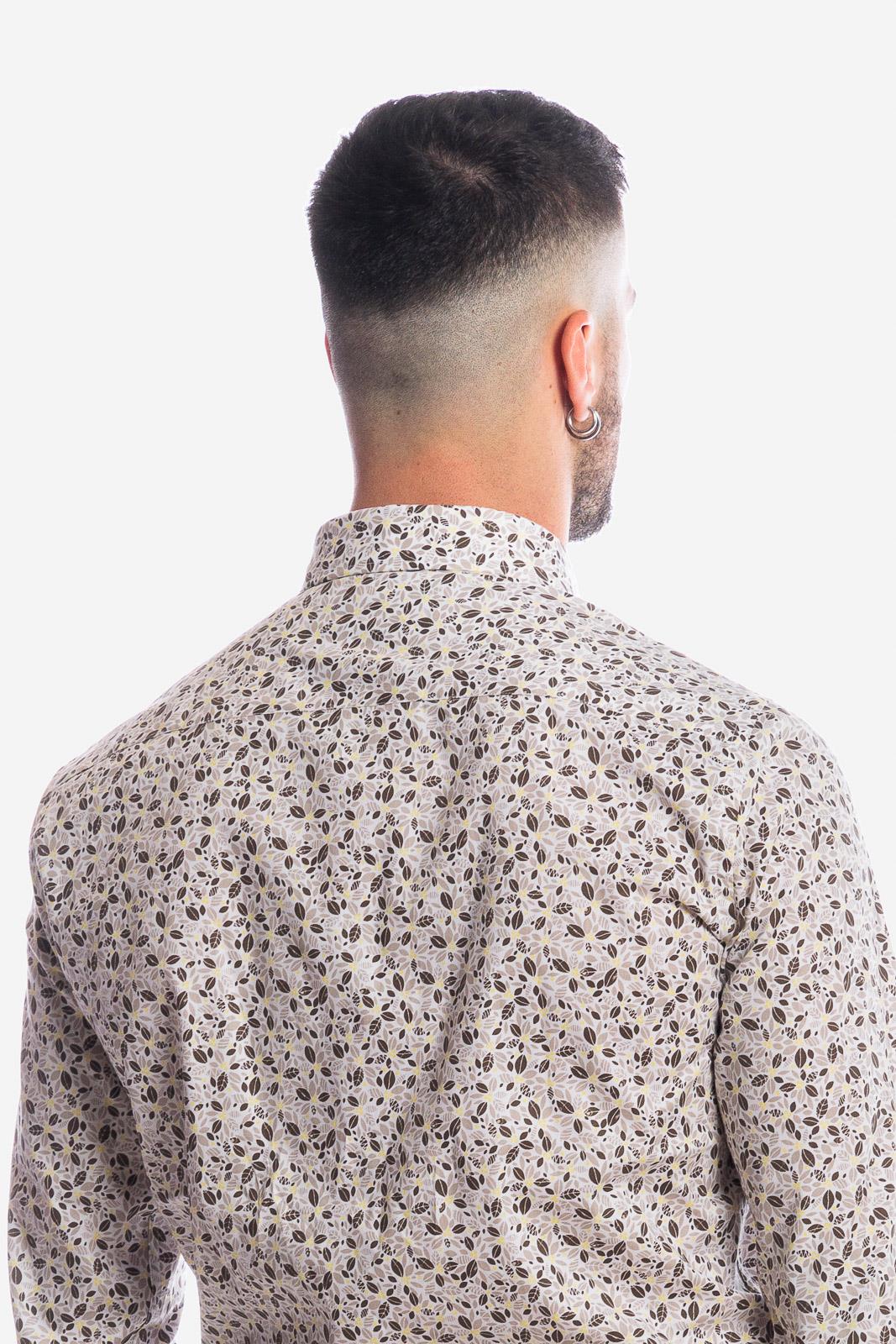CAMICIA FANTASIA FOGLIE-F41