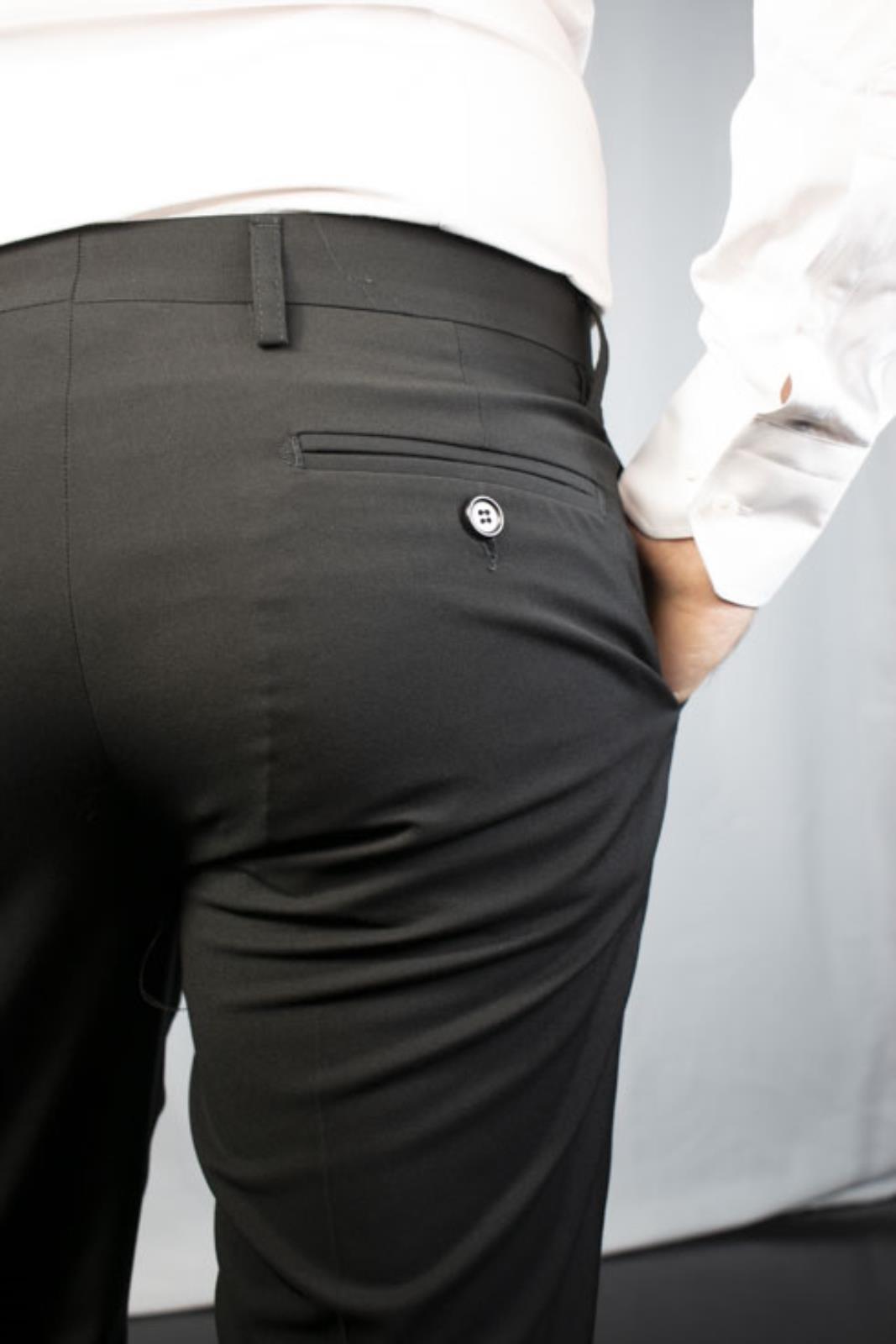 PANTALONE CLASSICO CON PENCES DAVANTI