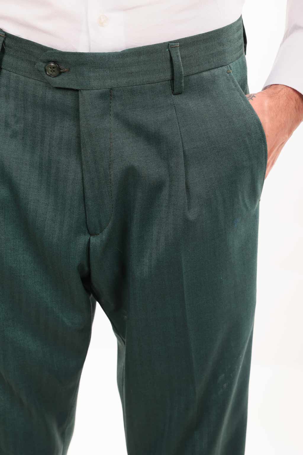 Pantalone spigato classico da abito