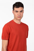 Maglia girocollo tinta unita