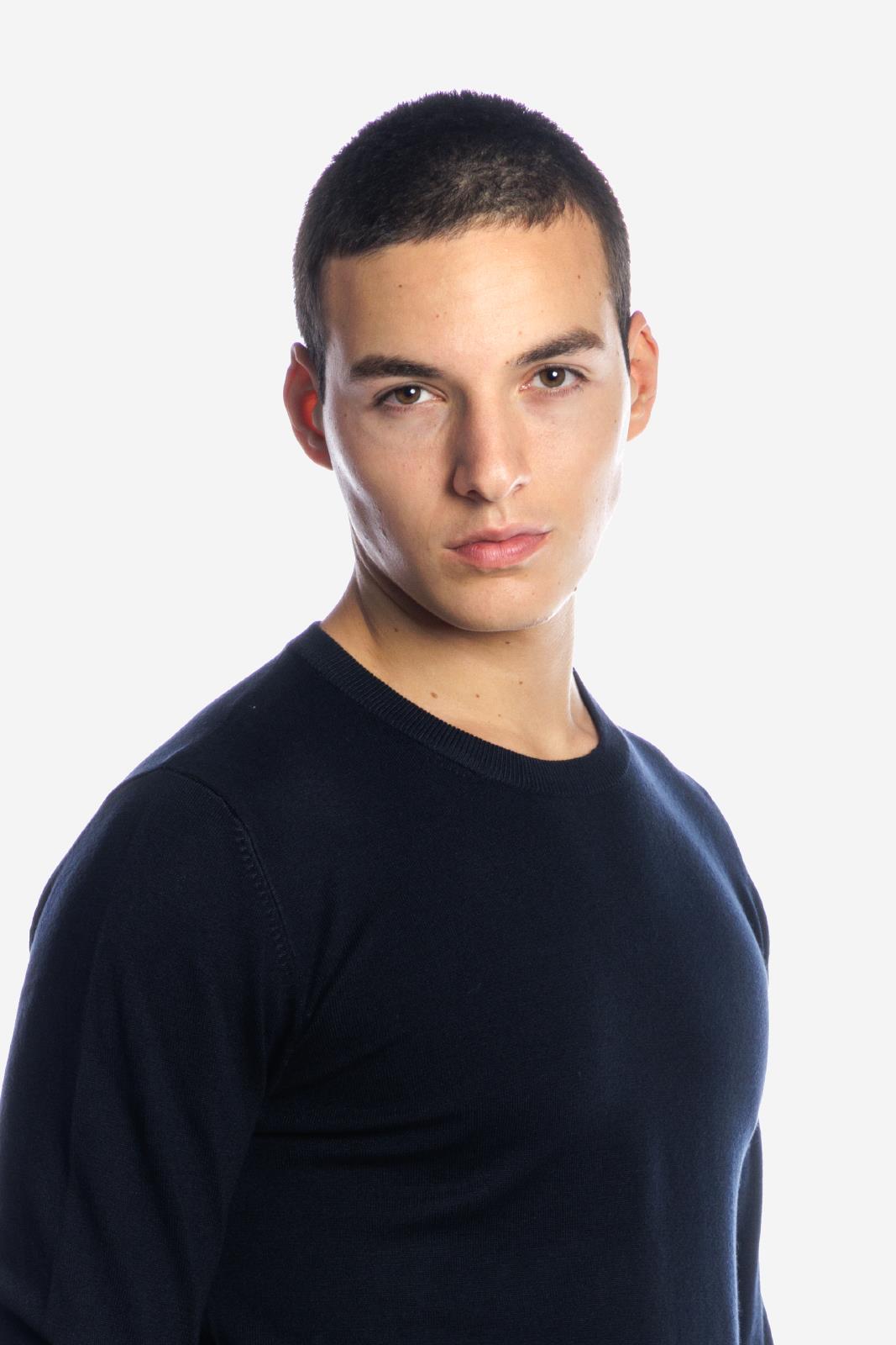 Maglia in girocollo antiallergico