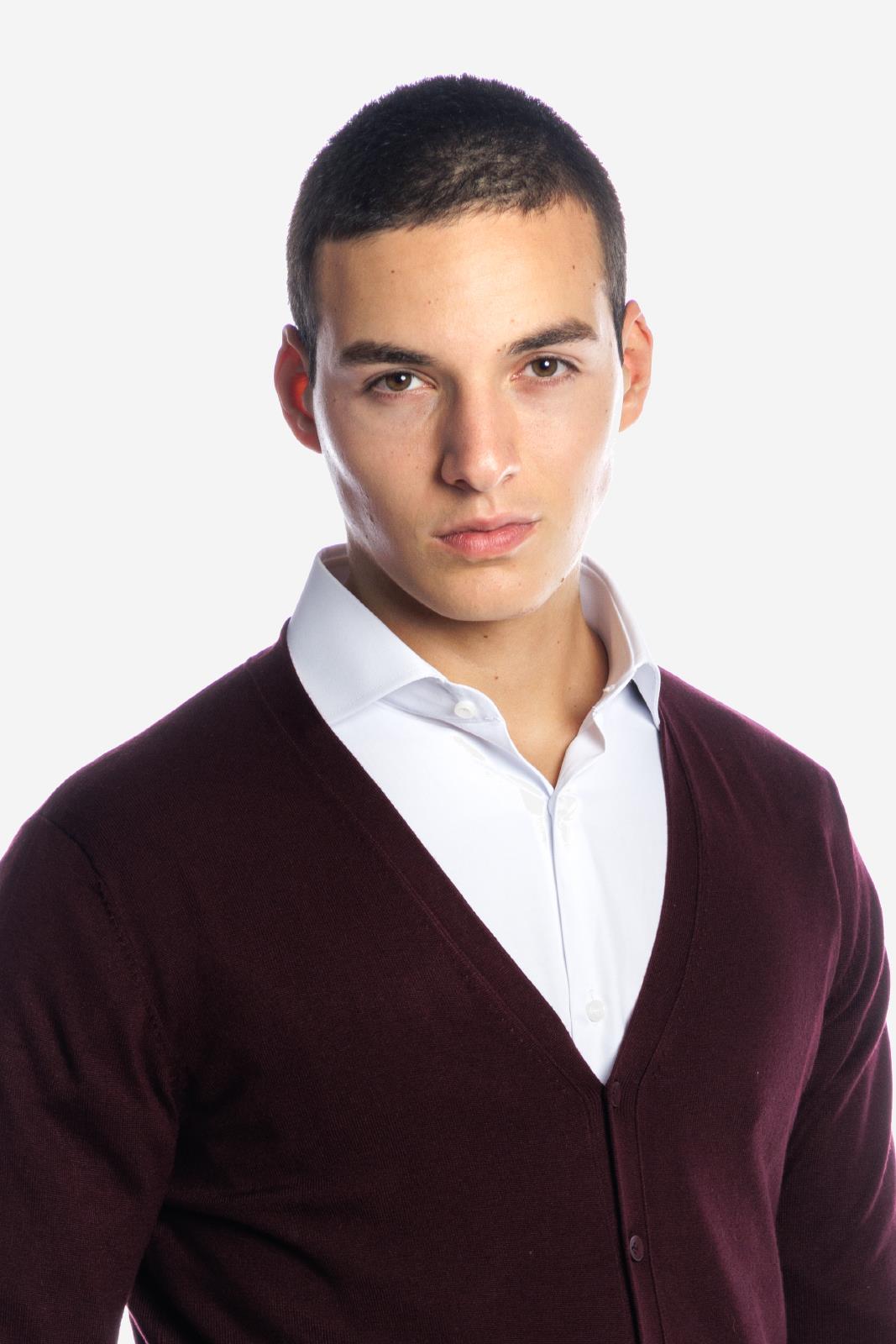Cardigan in viscosa