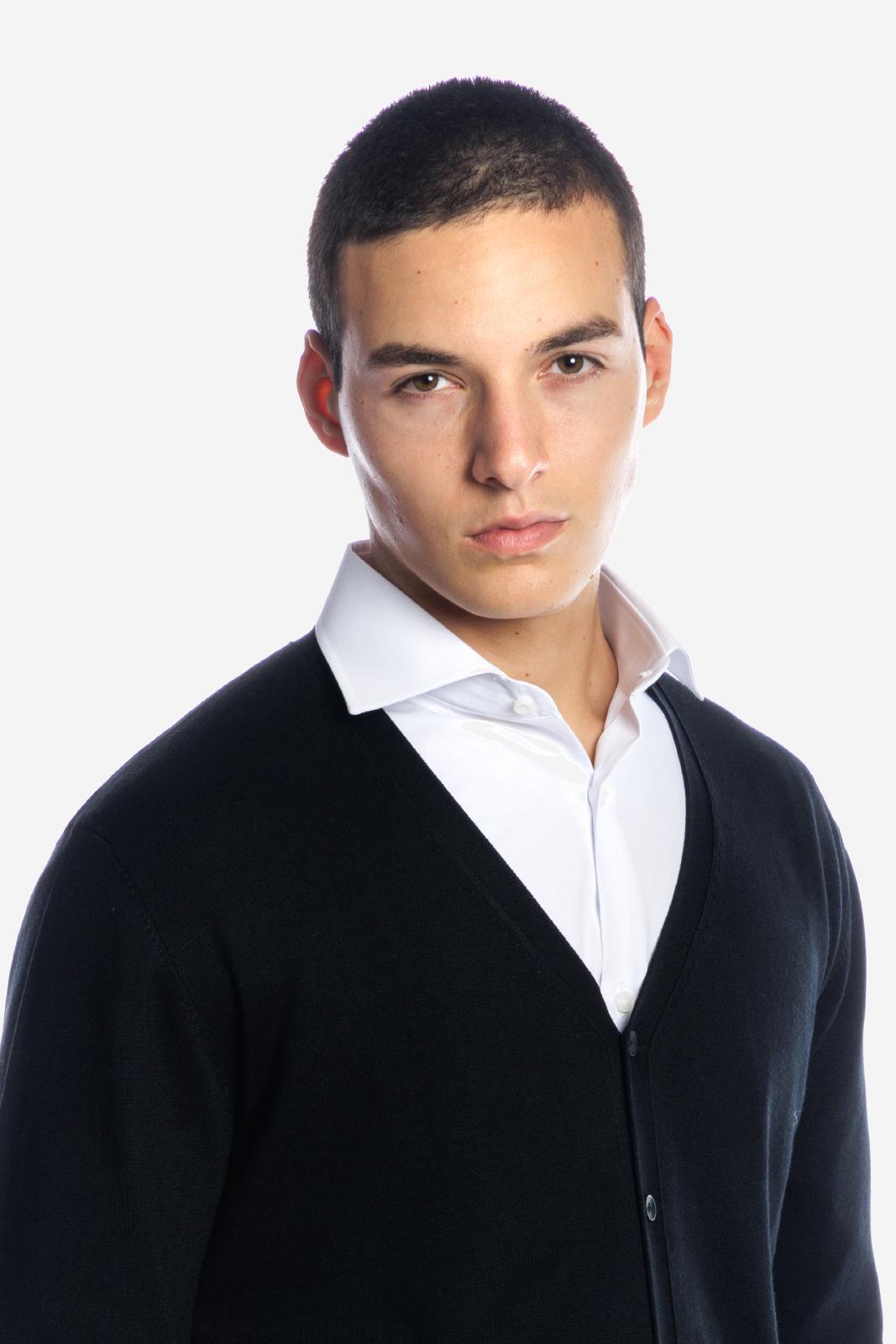 Cardigan in viscosa