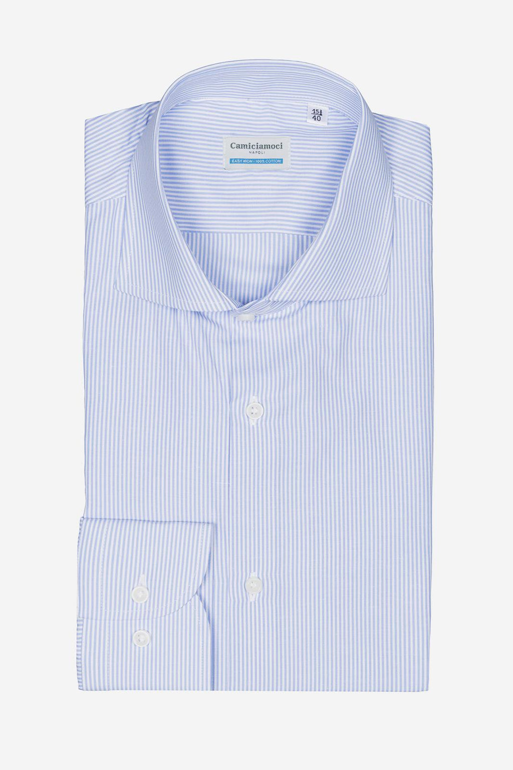 Camicia 100% cotone riga stretta