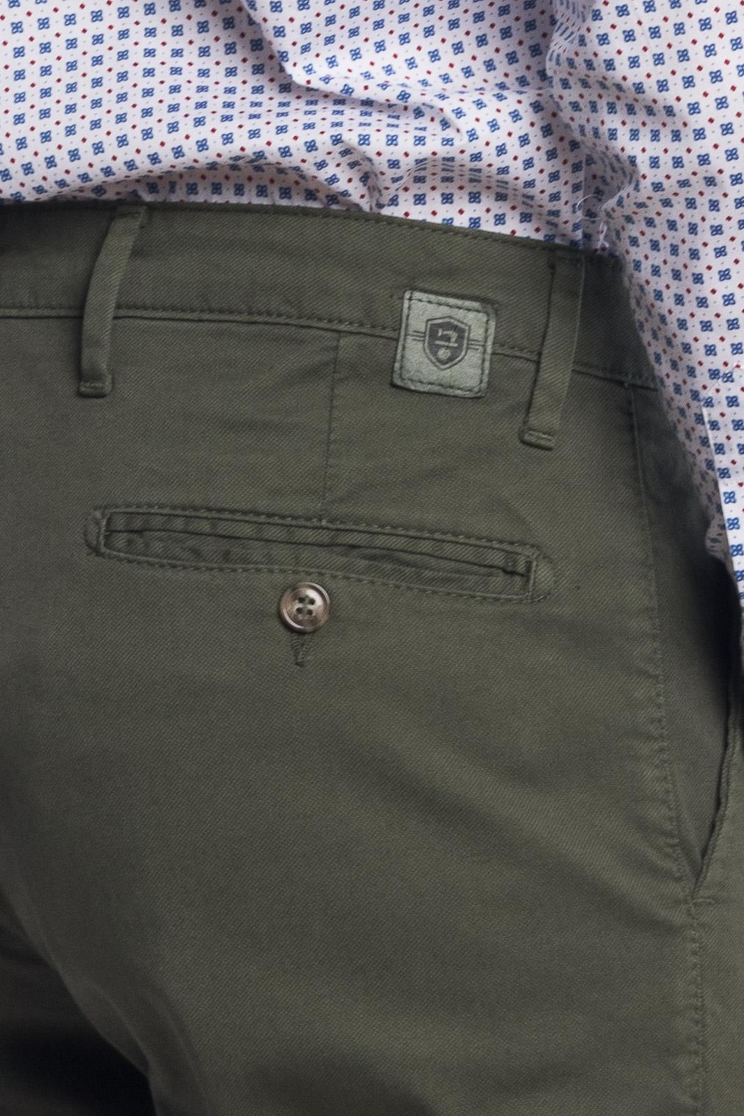 PANTALONE DI RASO COTONE ARMATURATO