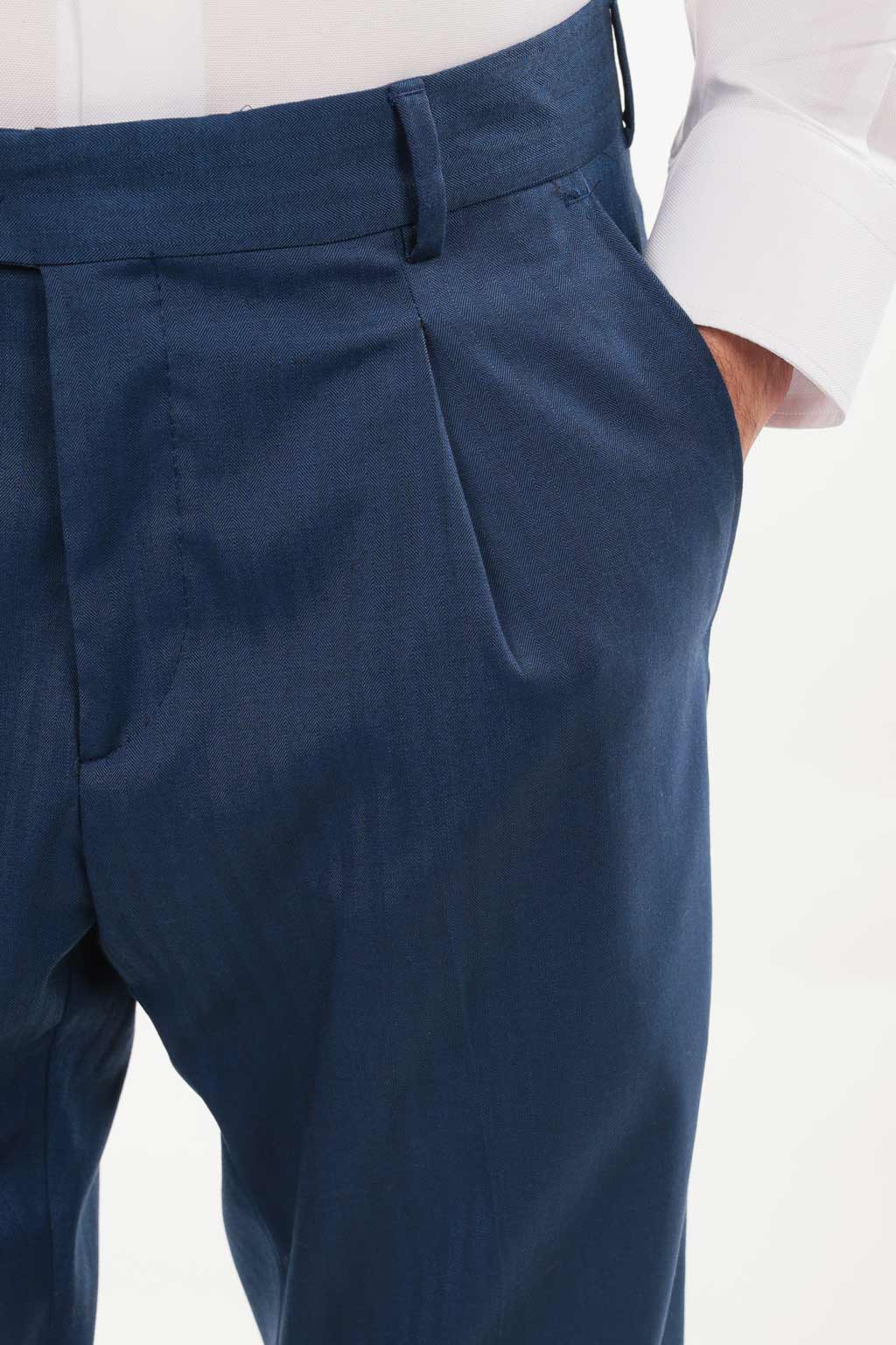 Pantalone spigato classico da abito