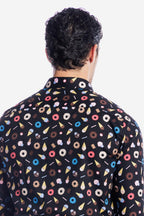 Camicia facile stiro a fantasia gelati