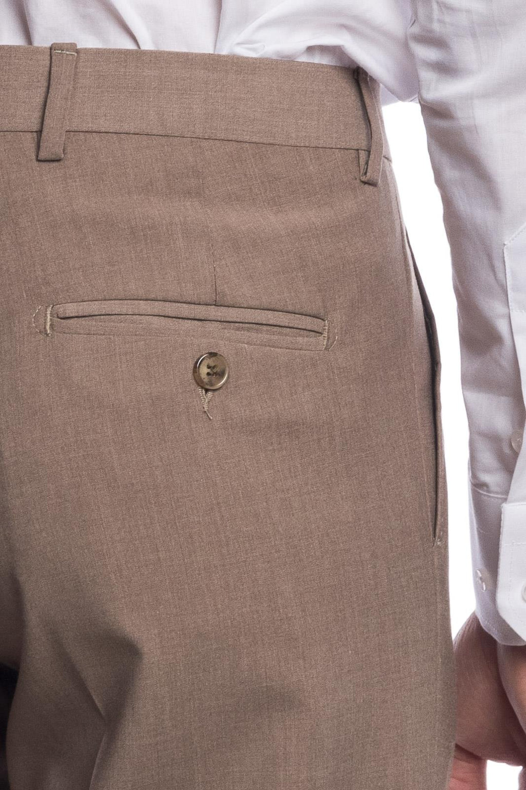 Pantalone classico da abito in fresco lana