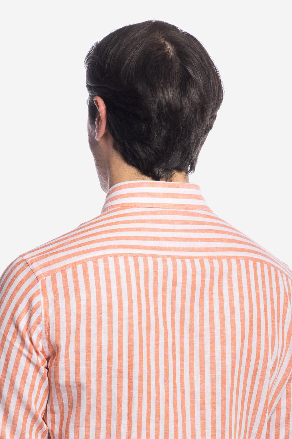 Camicia 100% lino rigata di Positano