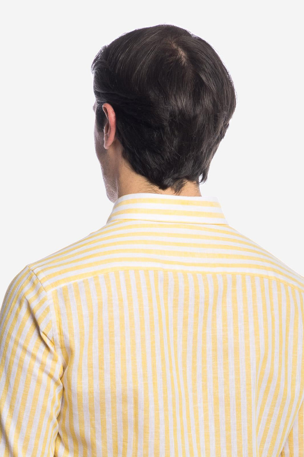 Camicia 100% lino rigata di Positano