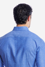 Camicia 100% lino in tinta unita di Sorrento