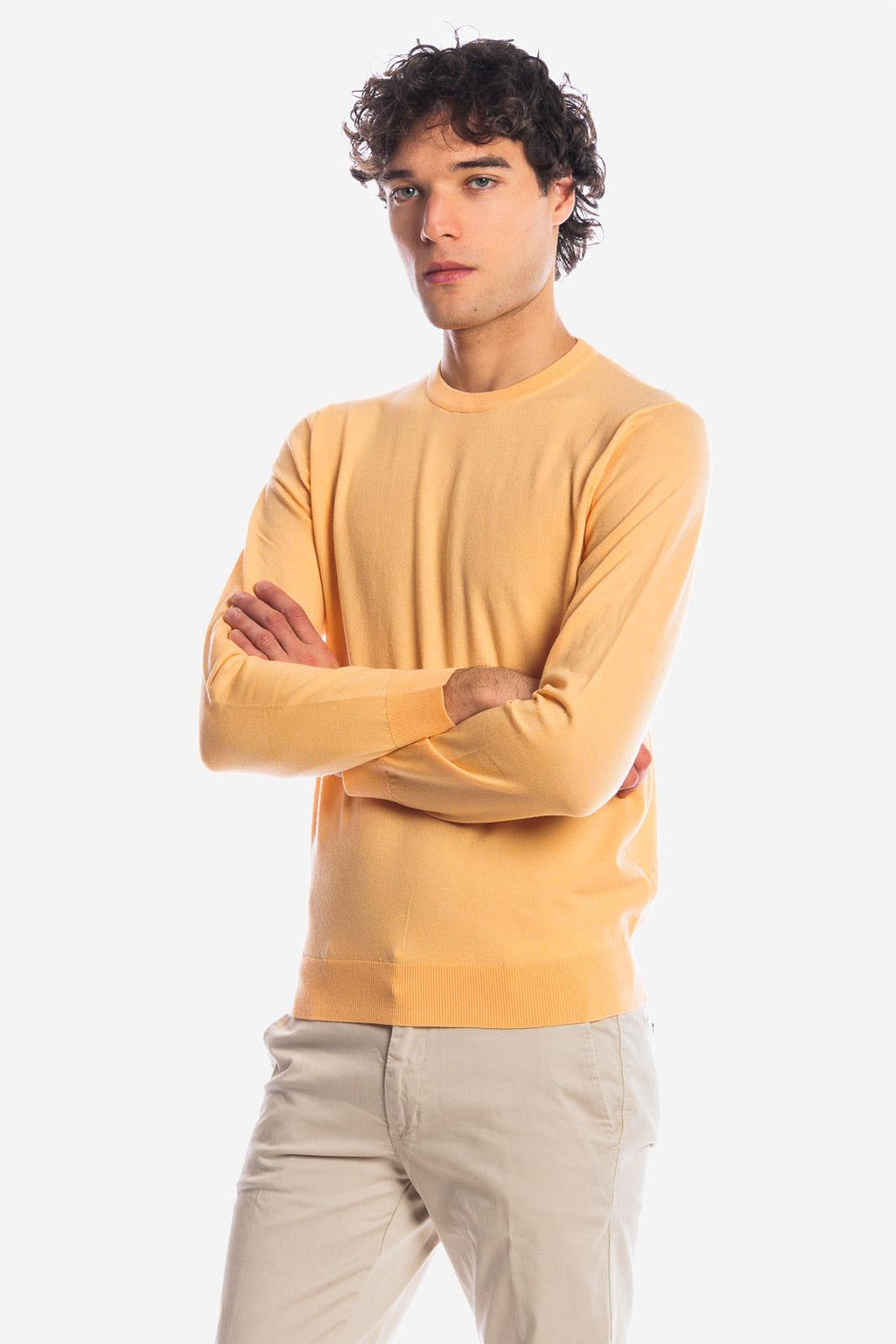 Maglia girocollo in viscosa