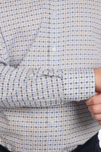 Camicia facile stiro a fantasia 3 fiori