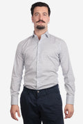 Camicia facile stiro a fantasia 3 fiori