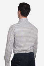 Camicia facile stiro a fantasia 3 fiori