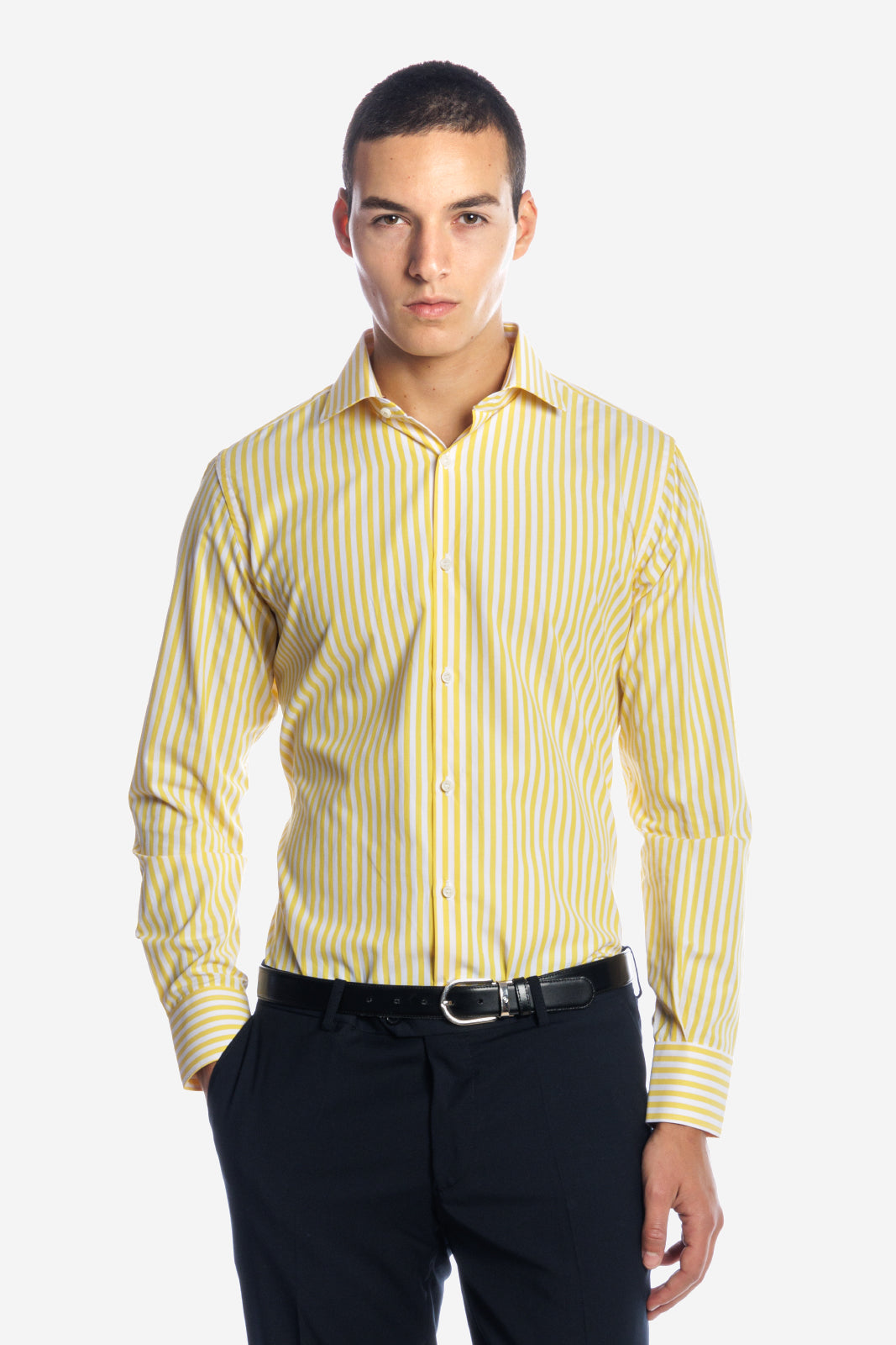 CAMICIA 100% COTONE RIGA EXTRA LARGA