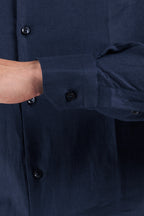 Camicia 100% lino in tinta unita di Sorrento