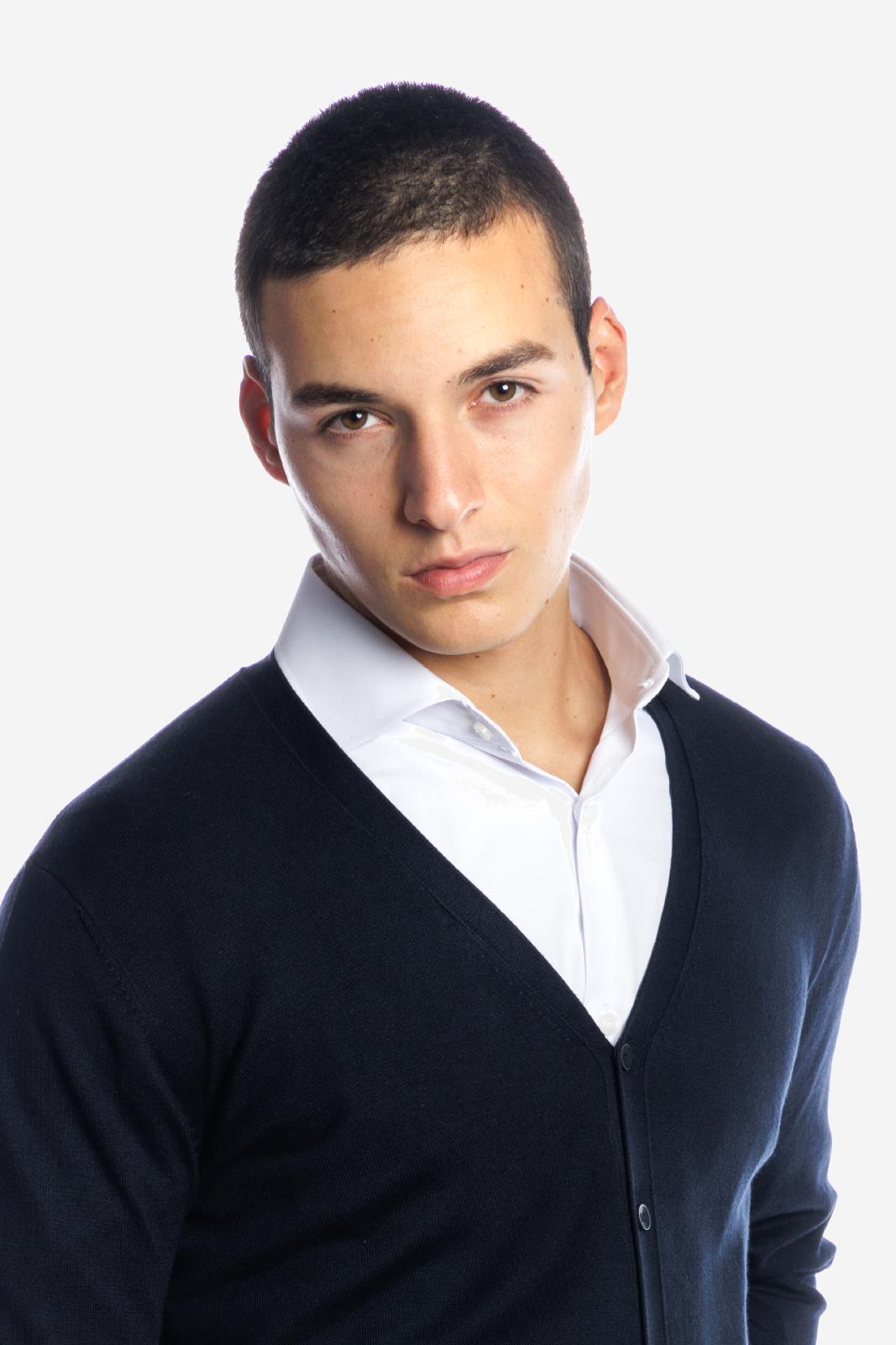Cardigan in viscosa