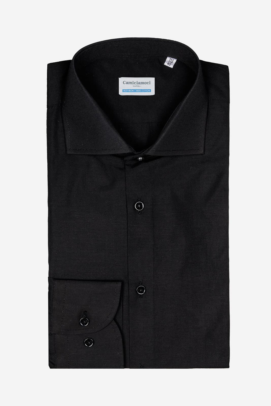 Camicia 100% cotone tinta unita