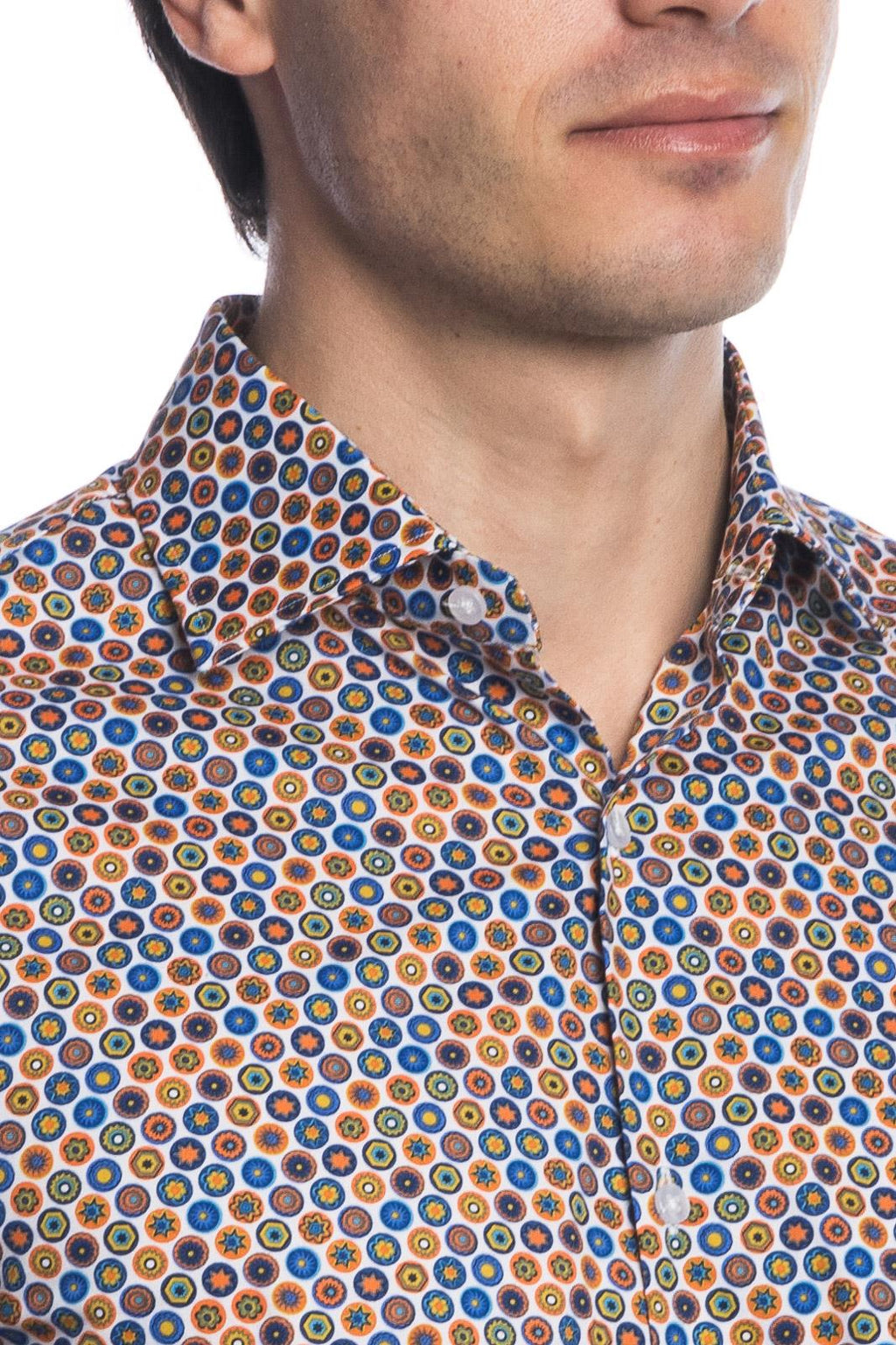 Camicia Fantasia Circle Print
