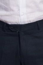 PANTALONE CLASSICO DA ABITO IN LINO