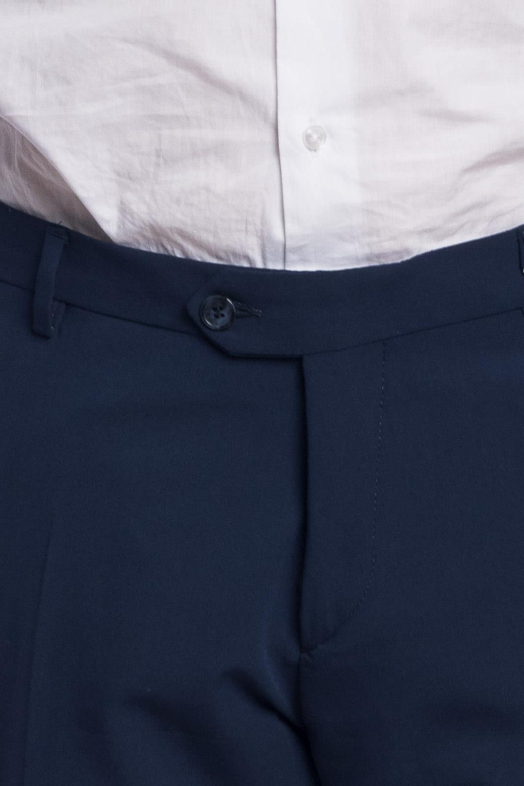 Pantalone classico da abito in fresco lana