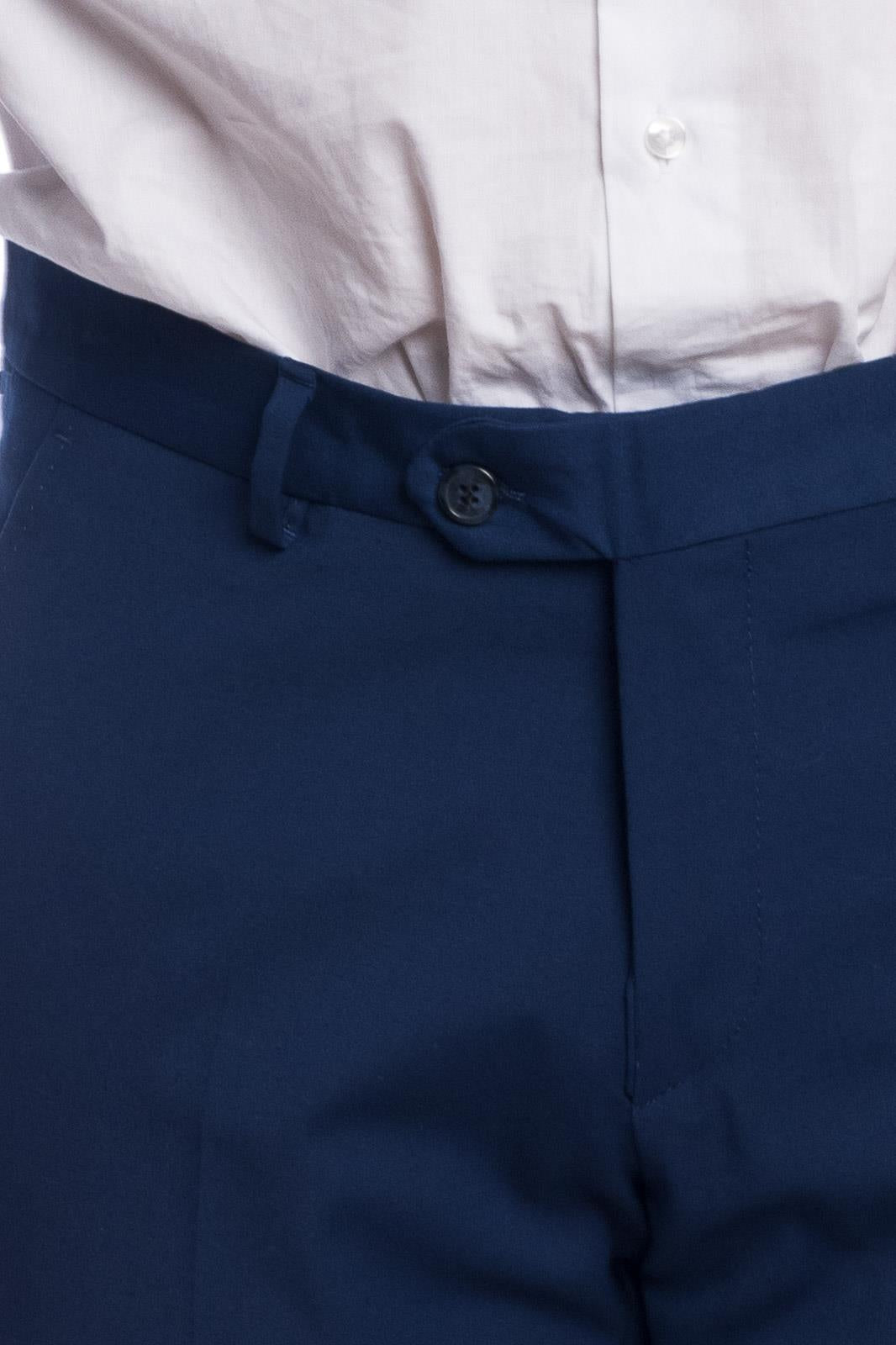 Pantalone classico da abito in fresco lana