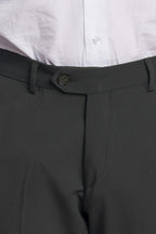 Pantalone classico da abito in fresco lana