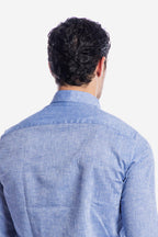 Camicia 100% lino in tinta unita di Sorrento