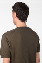 T-shirt morbidissima di misto lino e cotone