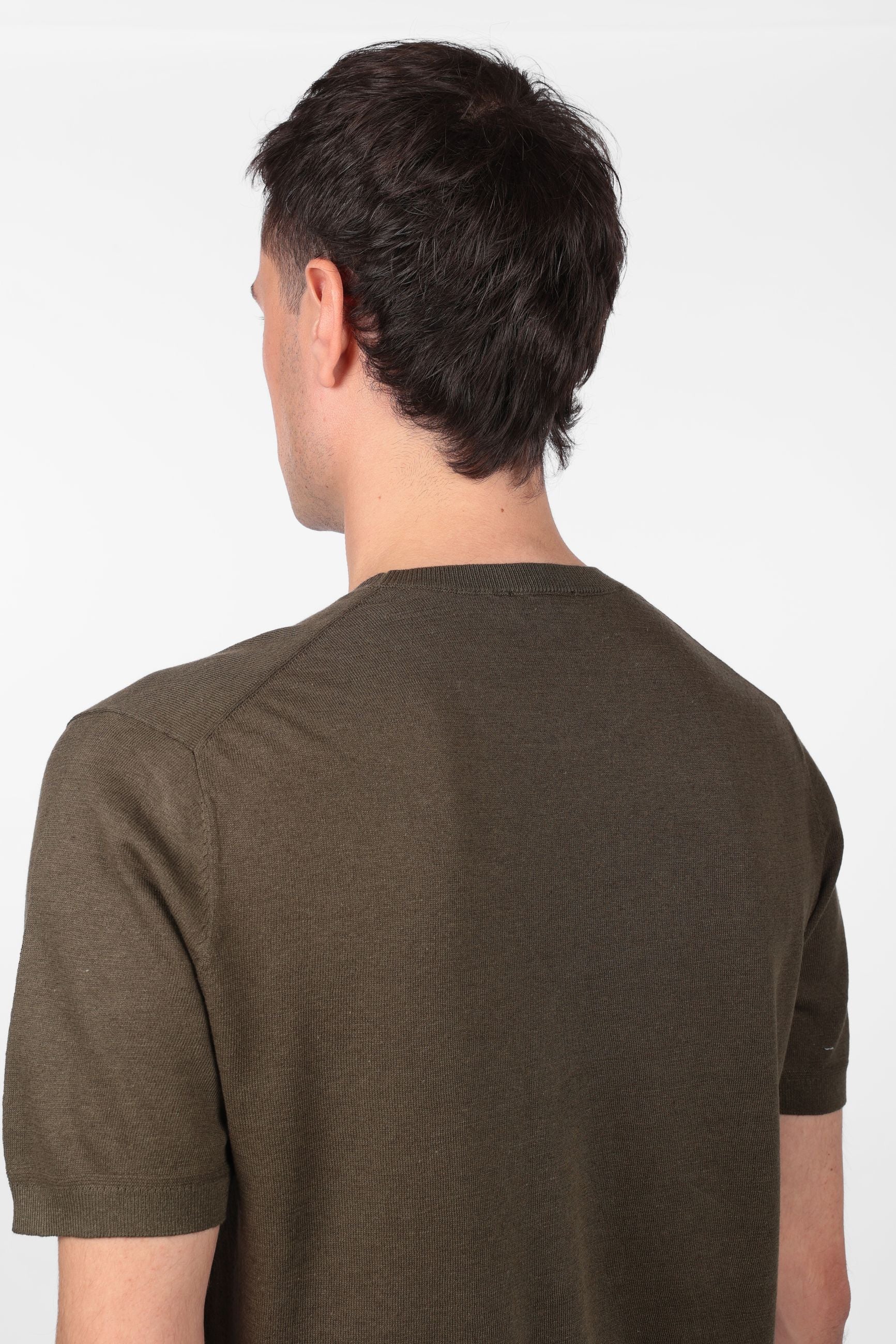 T-shirt morbidissima di misto lino e cotone
