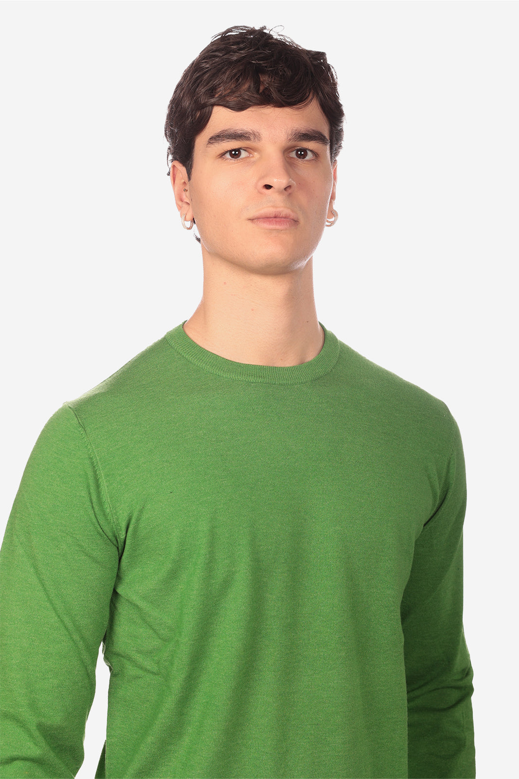 Maglia girocollo in viscosa