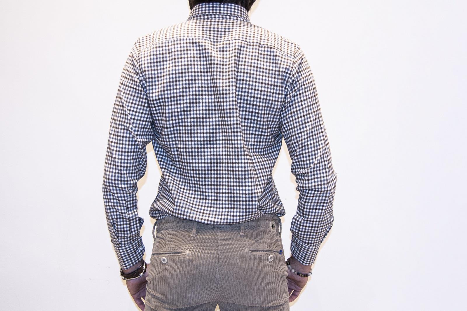 Pantalone in velluto costina doppia