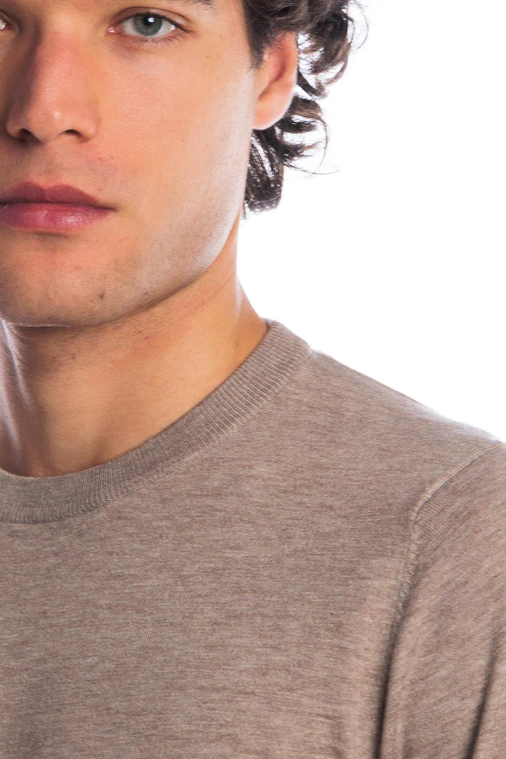 Maglia girocollo in viscosa