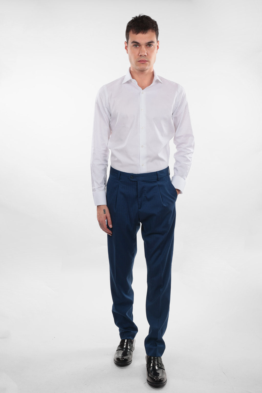 Pantalone spigato classico da abito