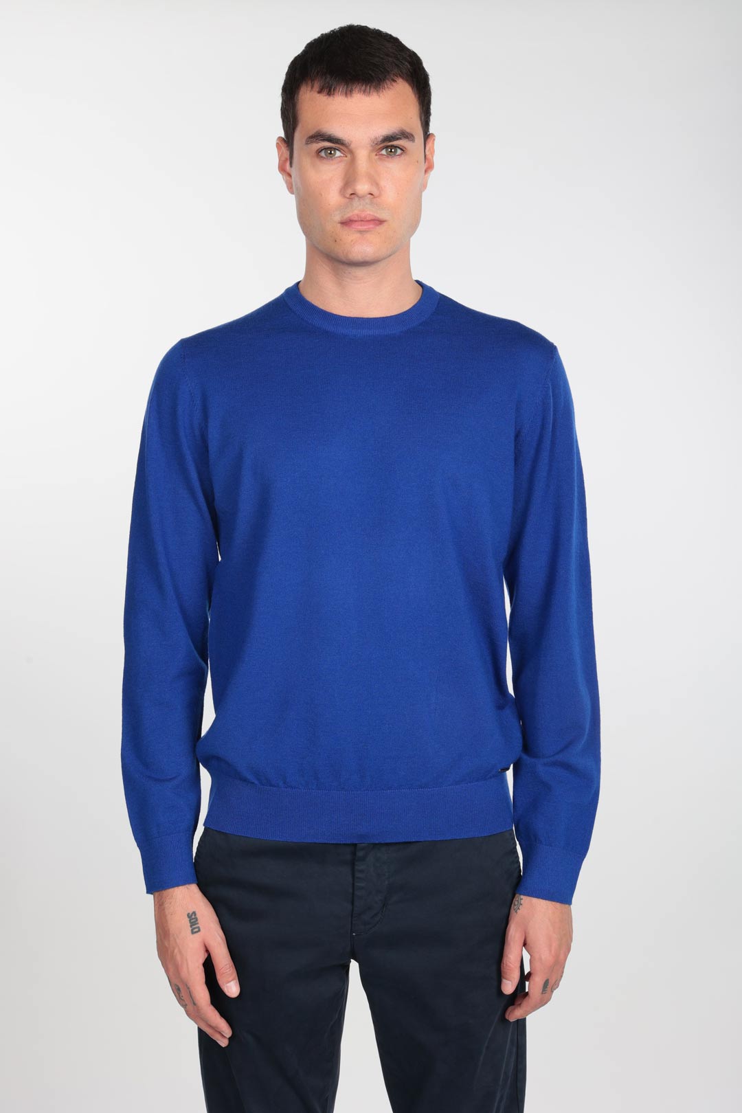 Maglia girocollo in viscosa