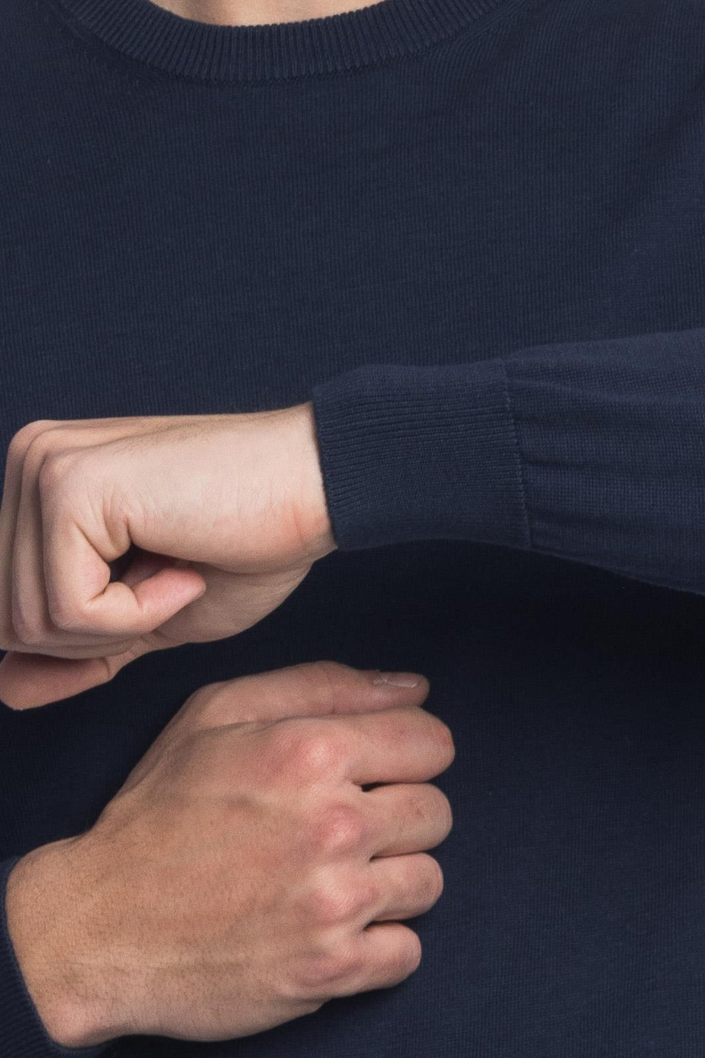 MAGLIA DI FILO IN COTONE MANICA LUNGA