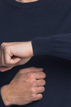 MAGLIA DI FILO IN COTONE MANICA LUNGA