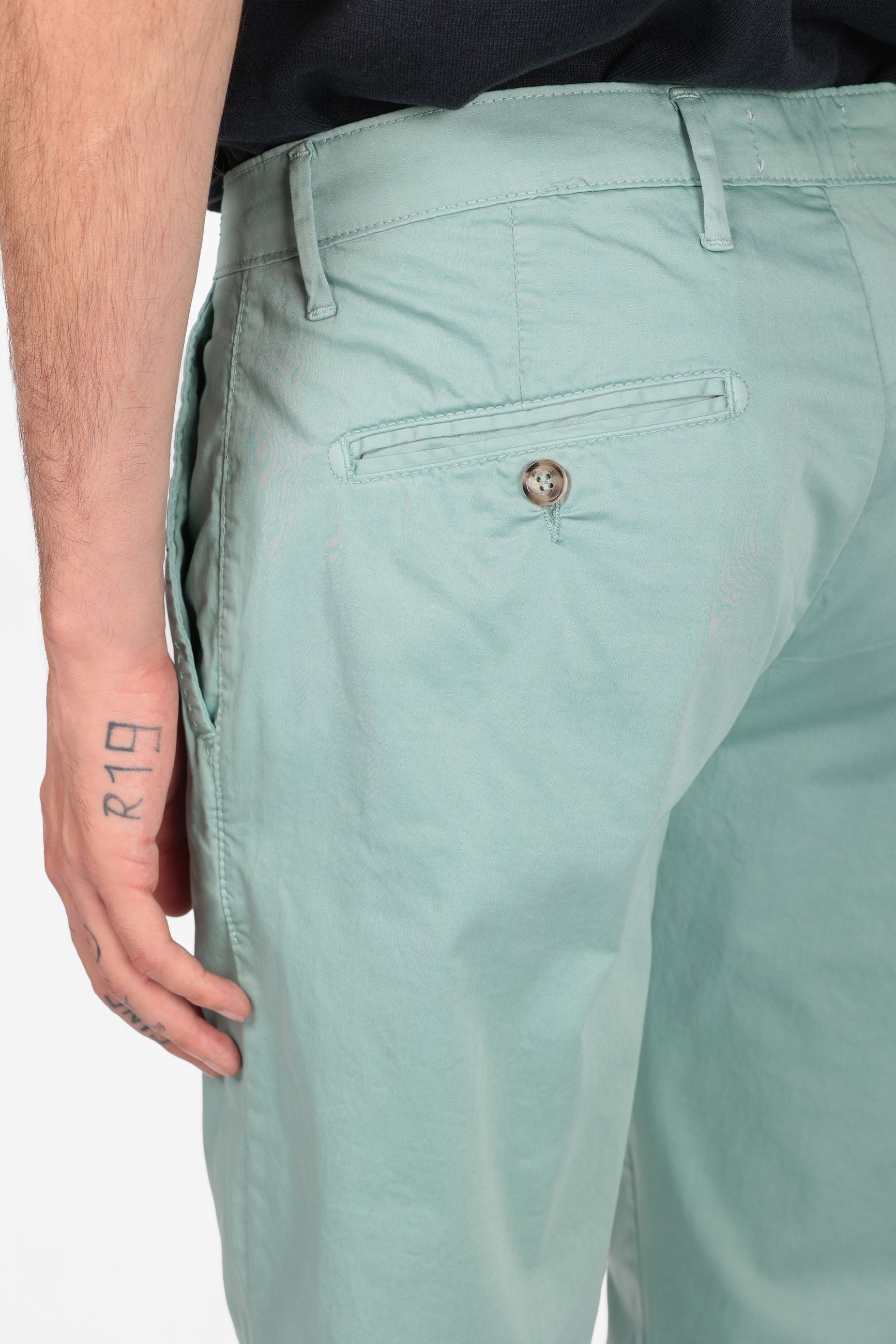 PANTALONE IN RASO DI COTONE