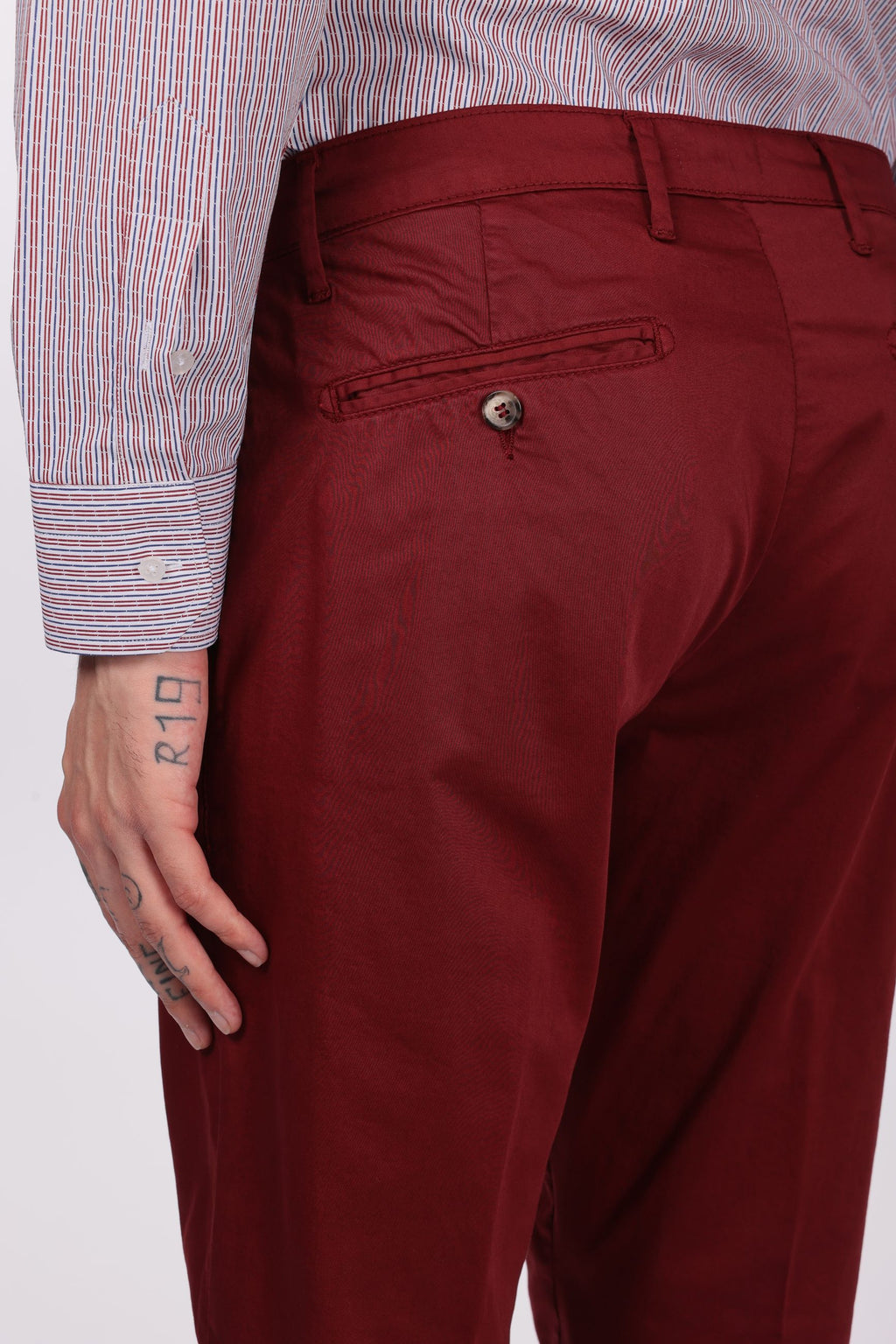 PANTALONE IN RASO DI COTONE