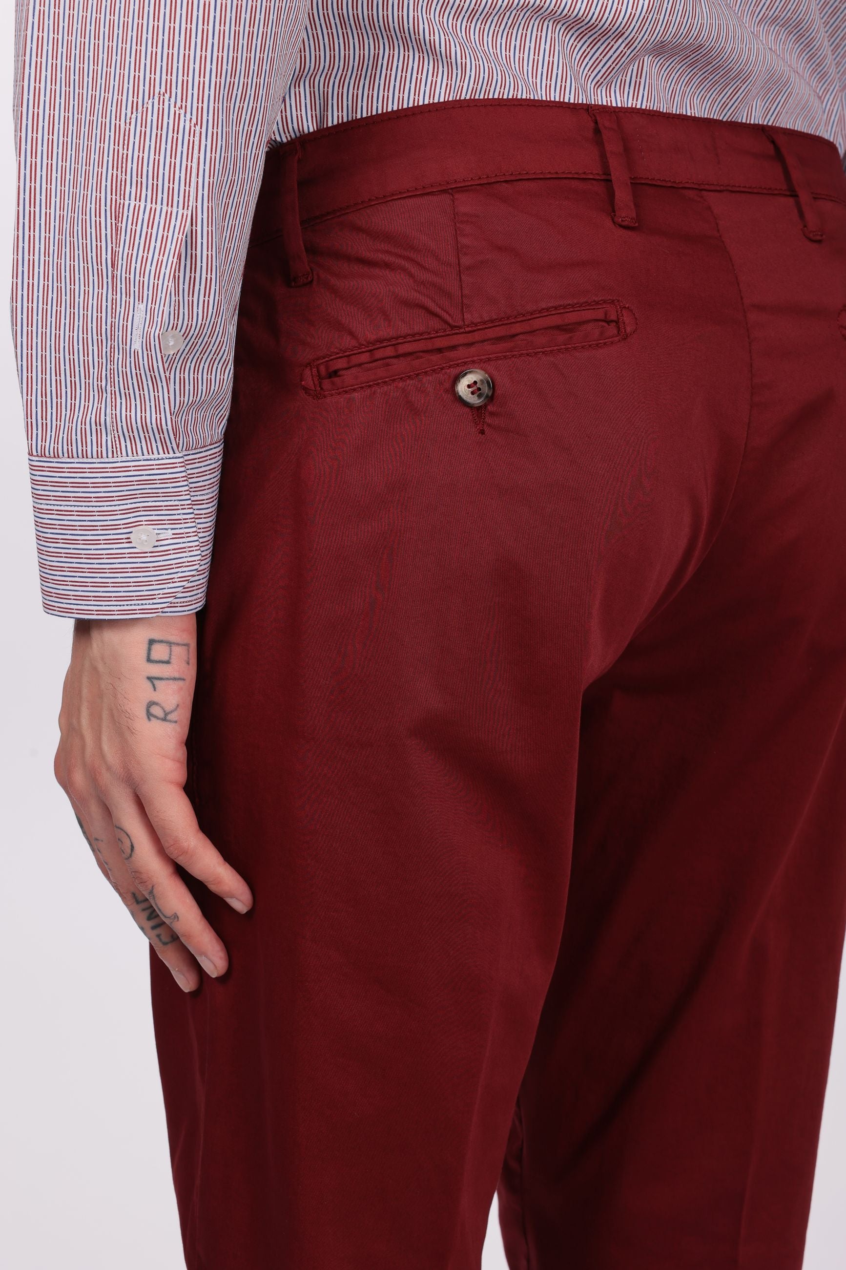 PANTALONE IN RASO DI COTONE
