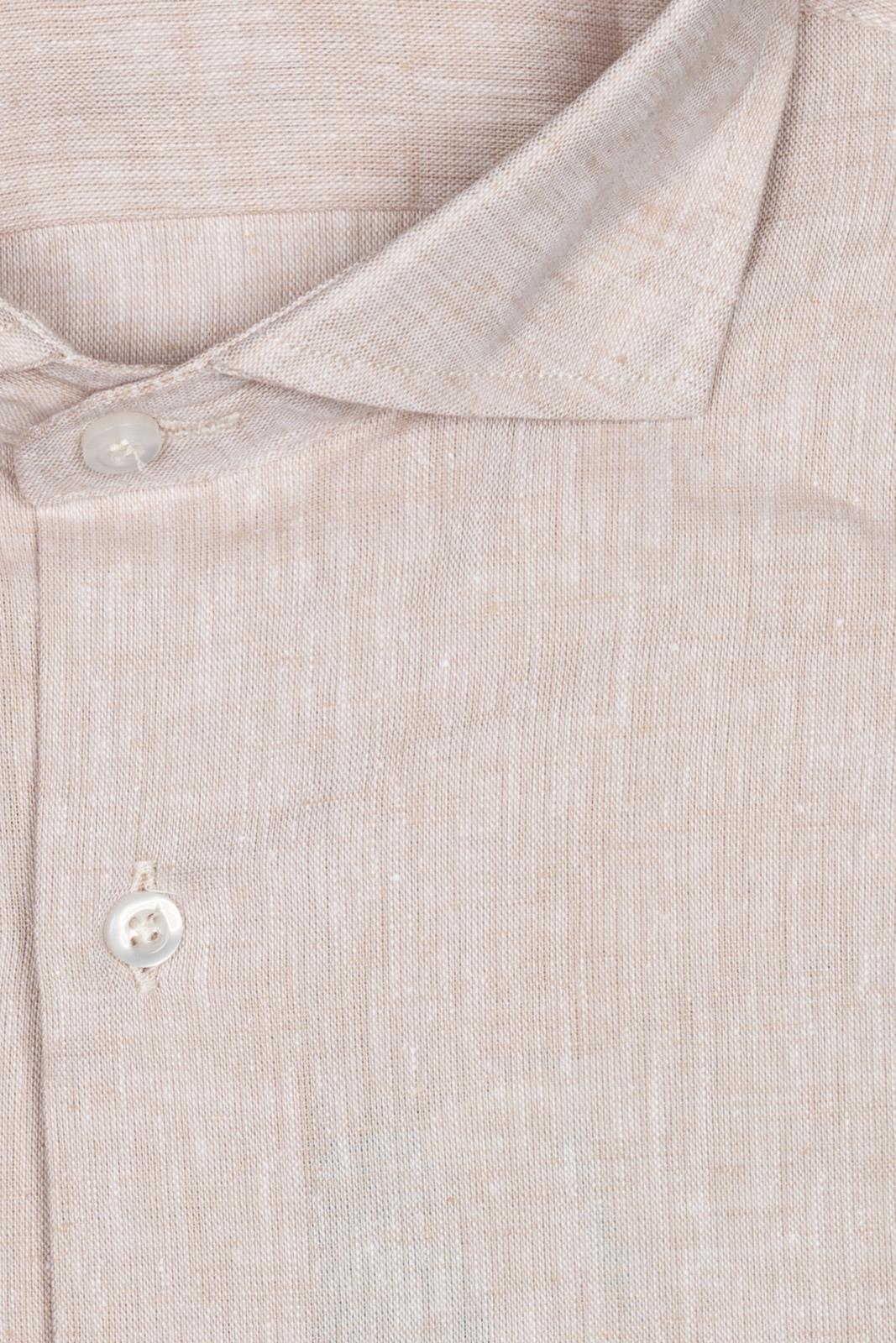 CAMICIA 100% LINO TINTA UNITA