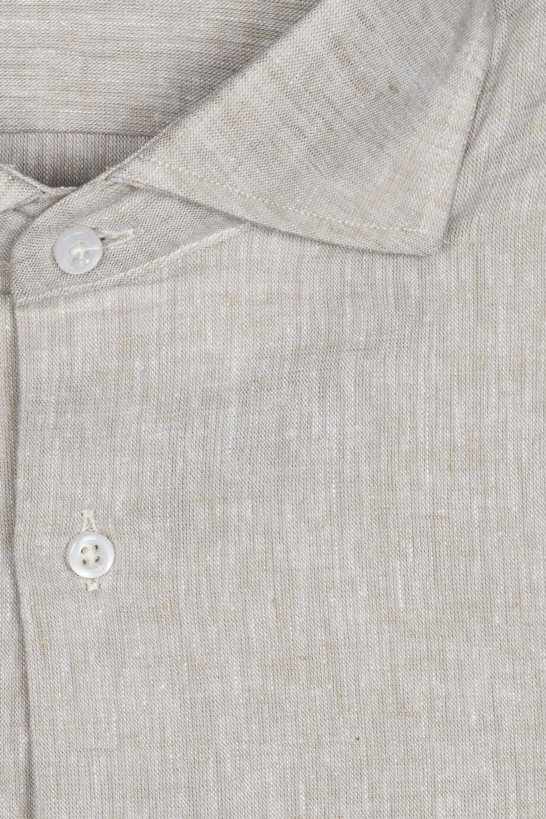 CAMICIA 100% LINO TINTA UNITA