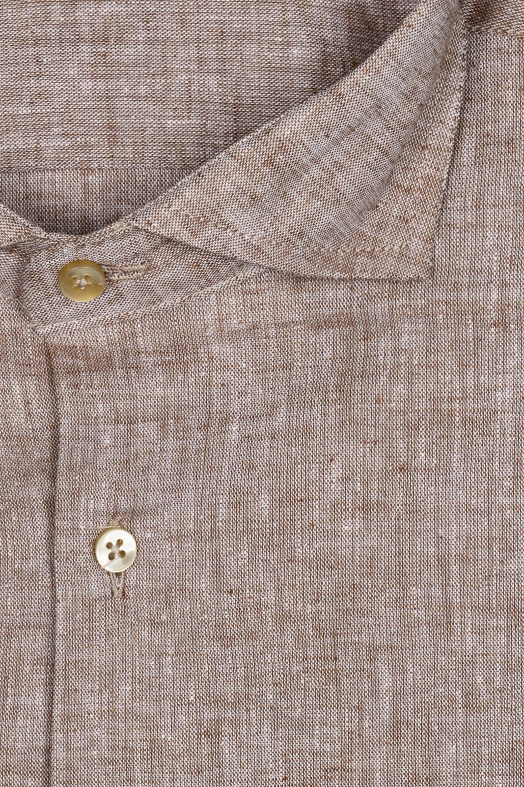 CAMICIA 100% LINO TINTA UNITA