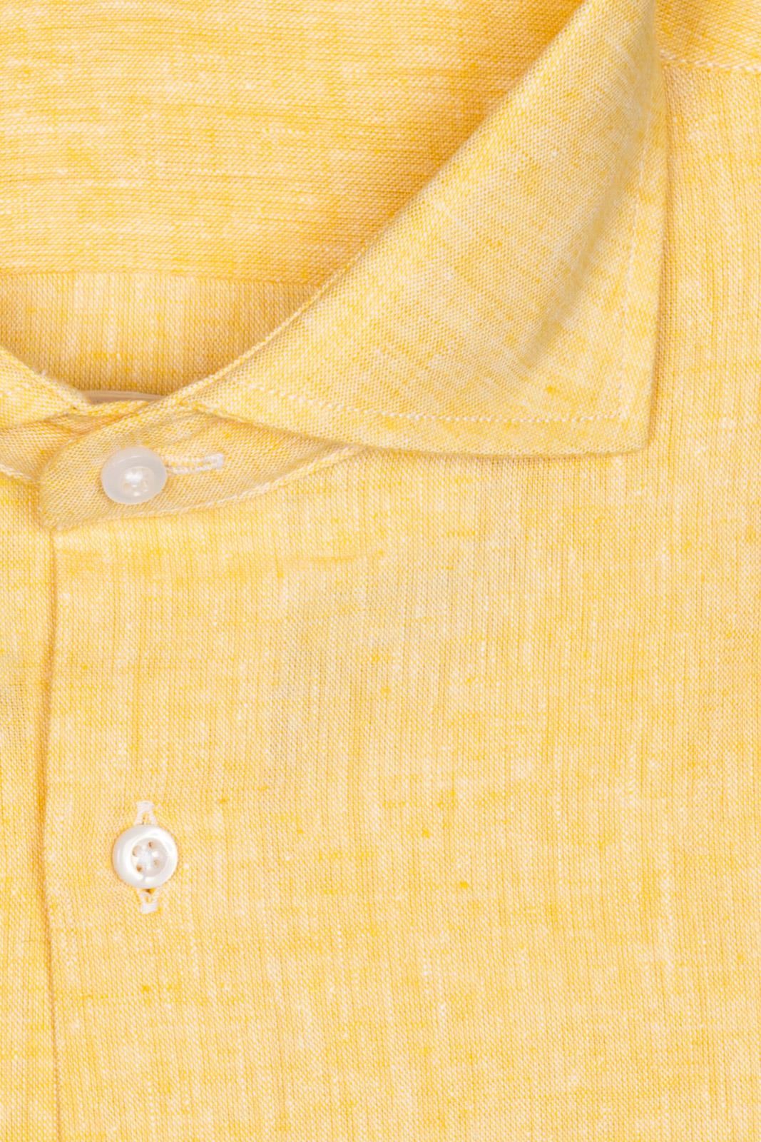 CAMICIA 100% LINO TINTA UNITA