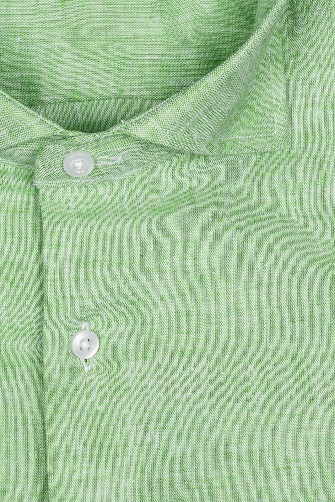 CAMICIA 100% LINO TINTA UNITA